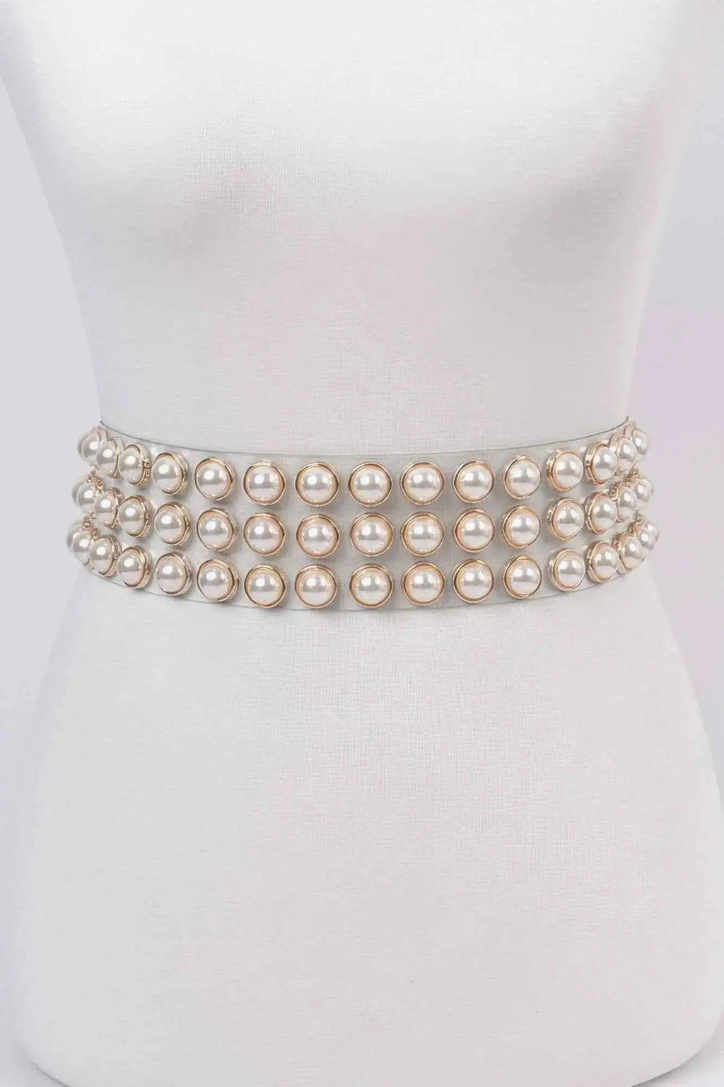Pearl See Through Belt - Mr Lou’s Place