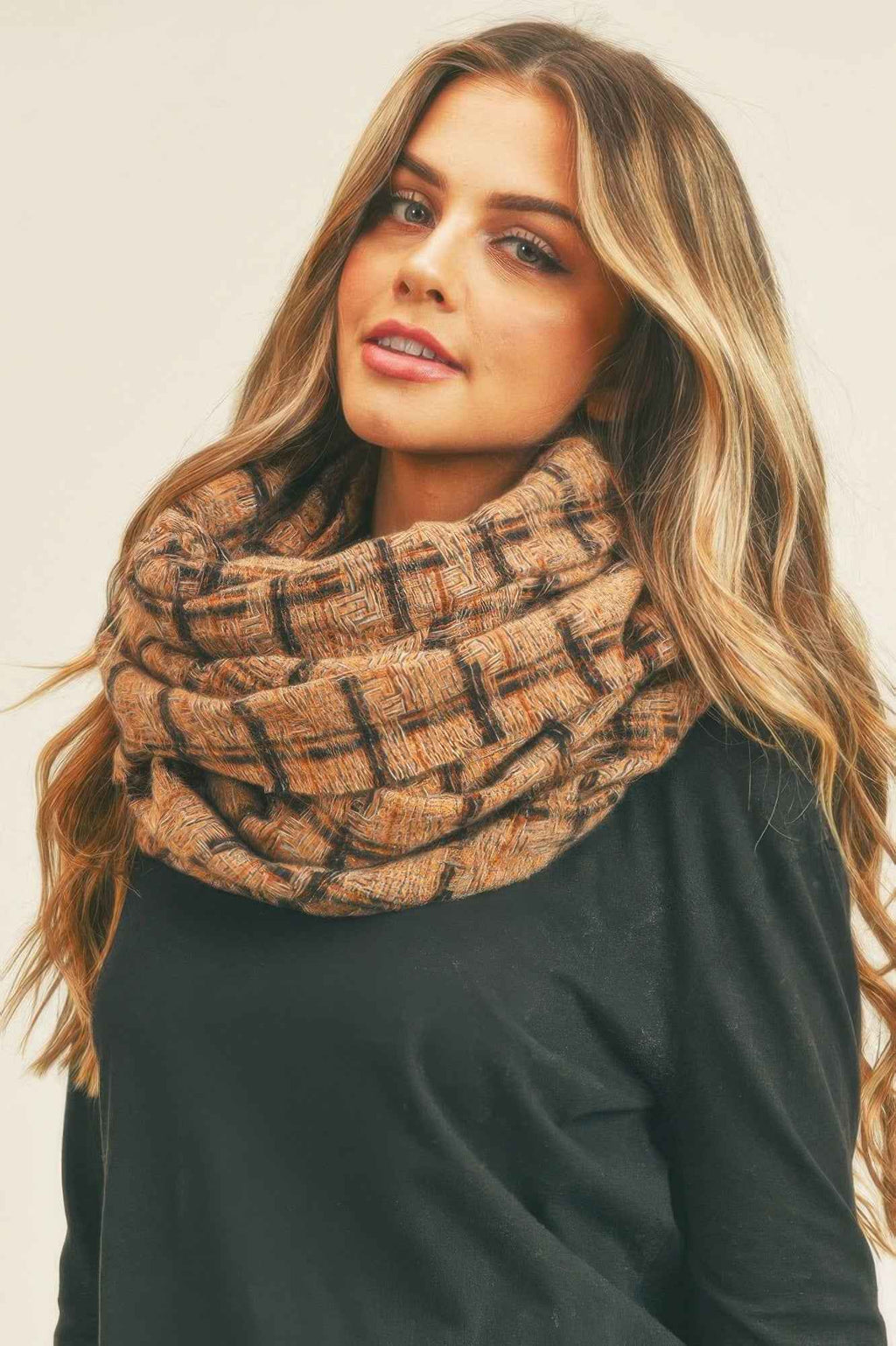 Plaid Infinity Scarf - Mr Lou’s Place