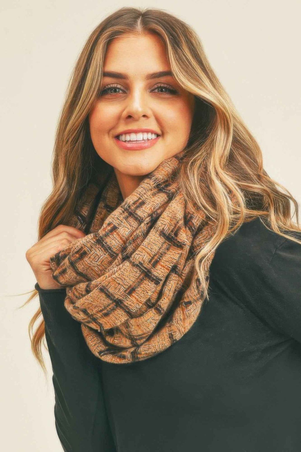 Plaid Infinity Scarf - Mr Lou’s Place