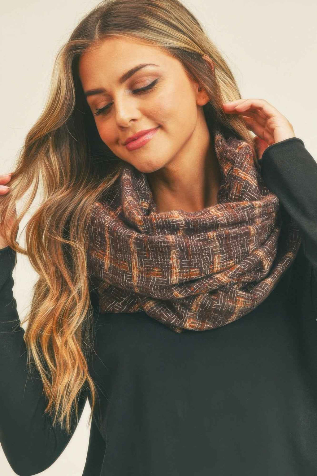 Plaid Infinity Scarf - Mr Lou’s Place