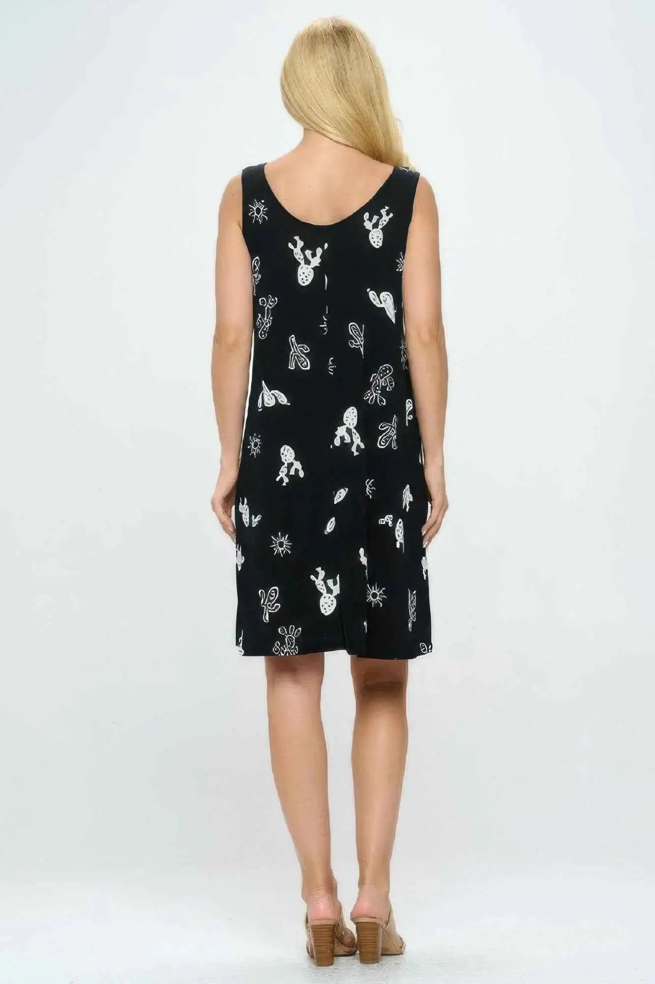 Plus Size Bns Print Missy Tank Dress - Mr Lou’s Place
