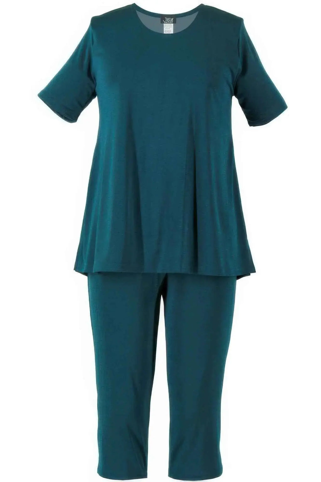 Plus Size Print Capri Pant Set - Mr Lou’s Place