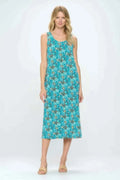 Plus Size Print Tank Maxi Dress - Mr Lou’s Place