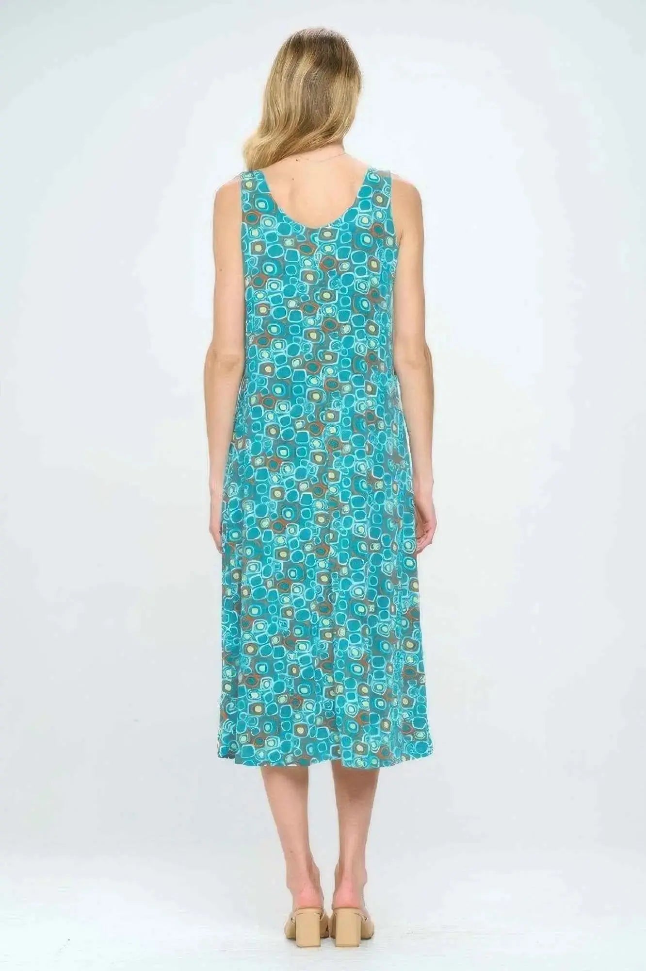 Plus Size Print Tank Maxi Dress - Mr Lou’s Place