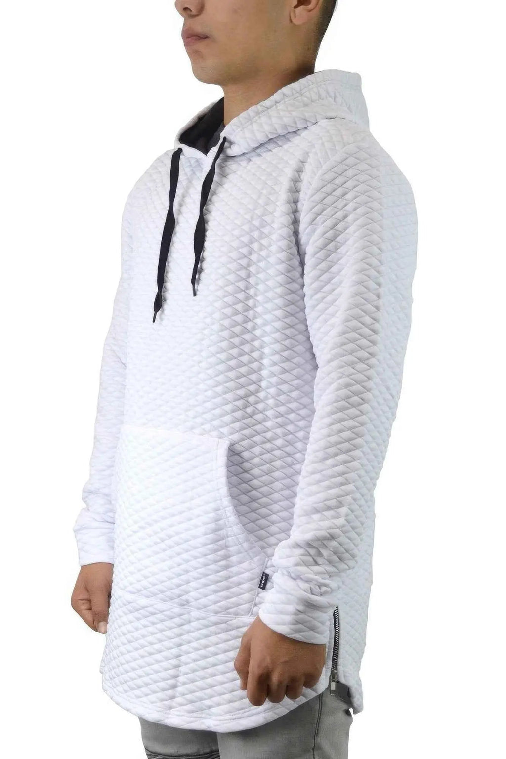 Quilted Pullover Hoodie Sweatshirts - Mr Lou’s Place