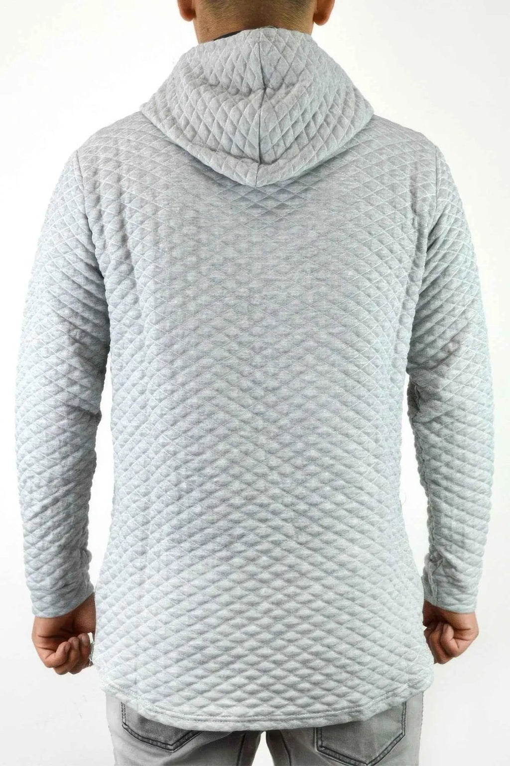 Quilted Pullover Hoodie Sweatshirts - Mr Lou’s Place