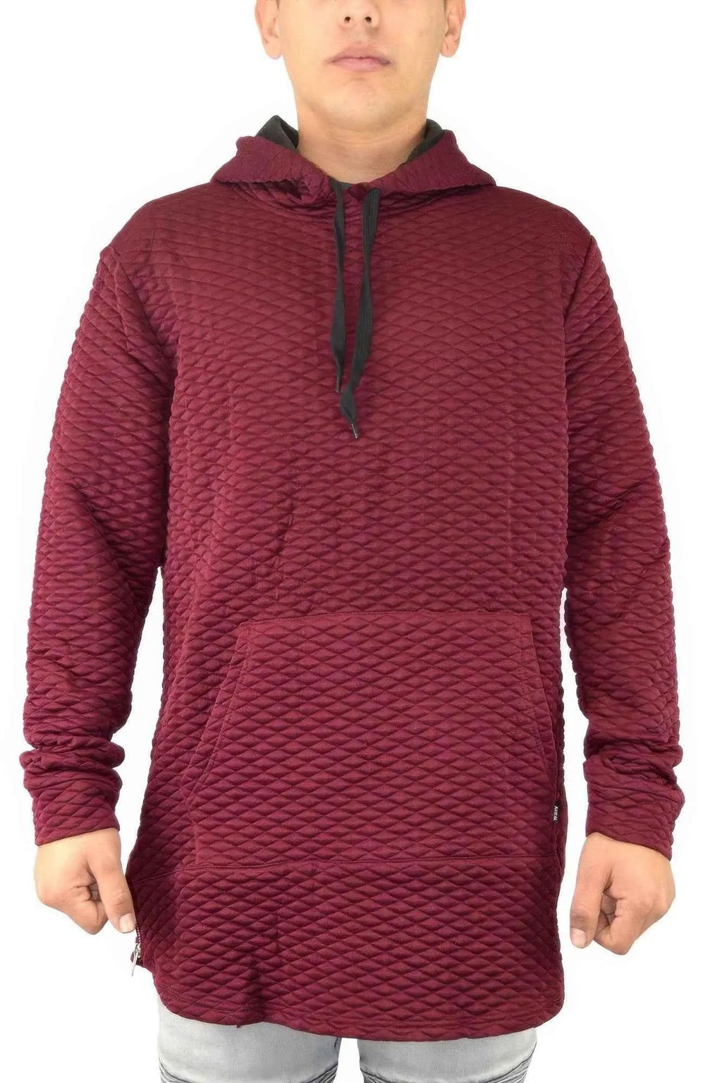 Quilted Pullover Hoodie Sweatshirts - Mr Lou’s Place