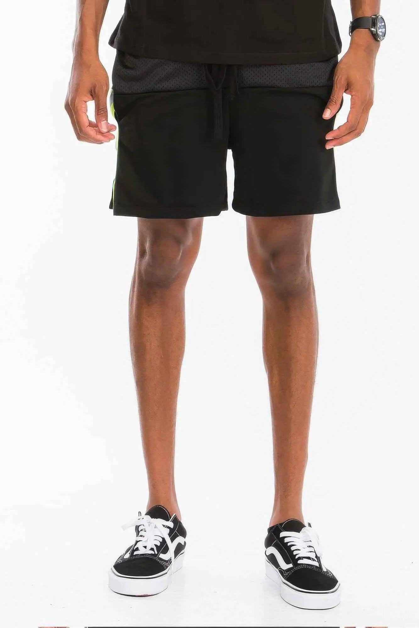 Reflective Half Mesh With Lining Shorts - Mr Lou’s Place