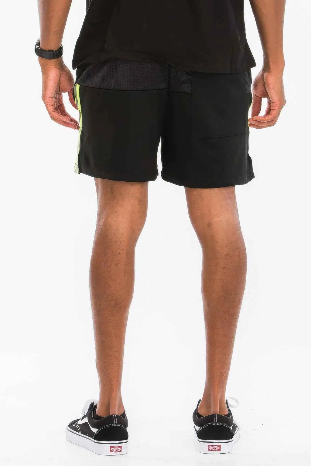 Reflective Half Mesh With Lining Shorts - Mr Lou’s Place