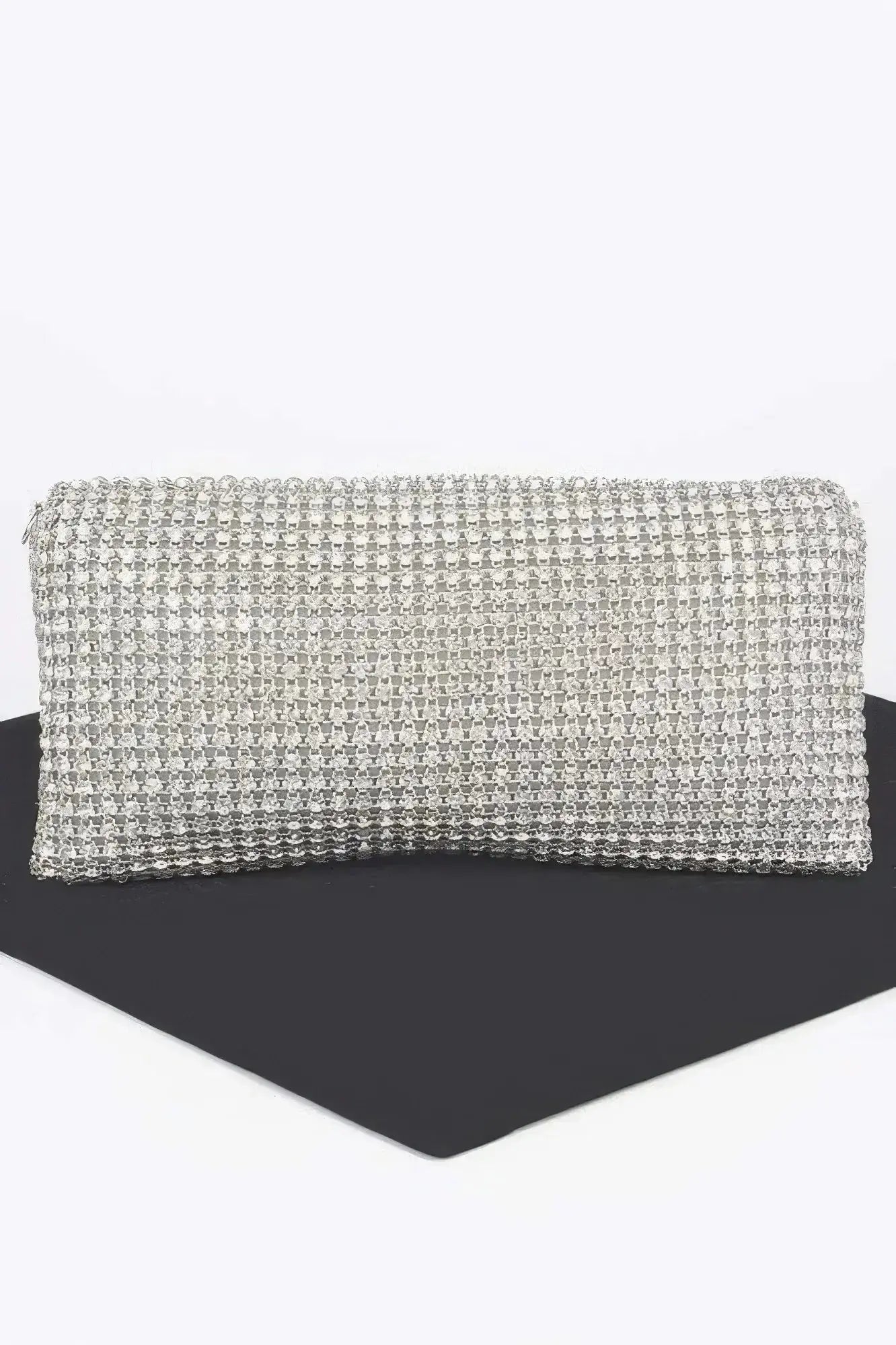 Rhinestone Fringe Clutch - Mr Lou’s Place