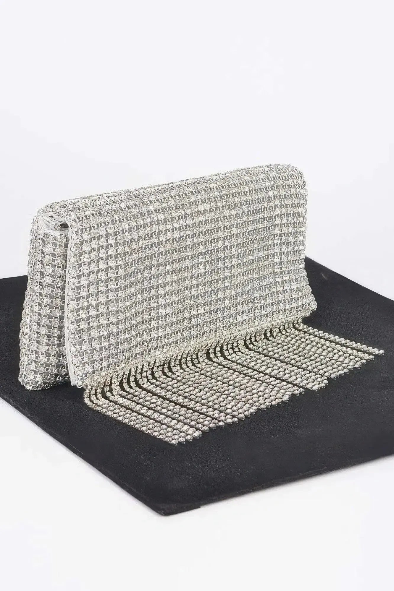 Rhinestone Fringe Clutch - Mr Lou’s Place
