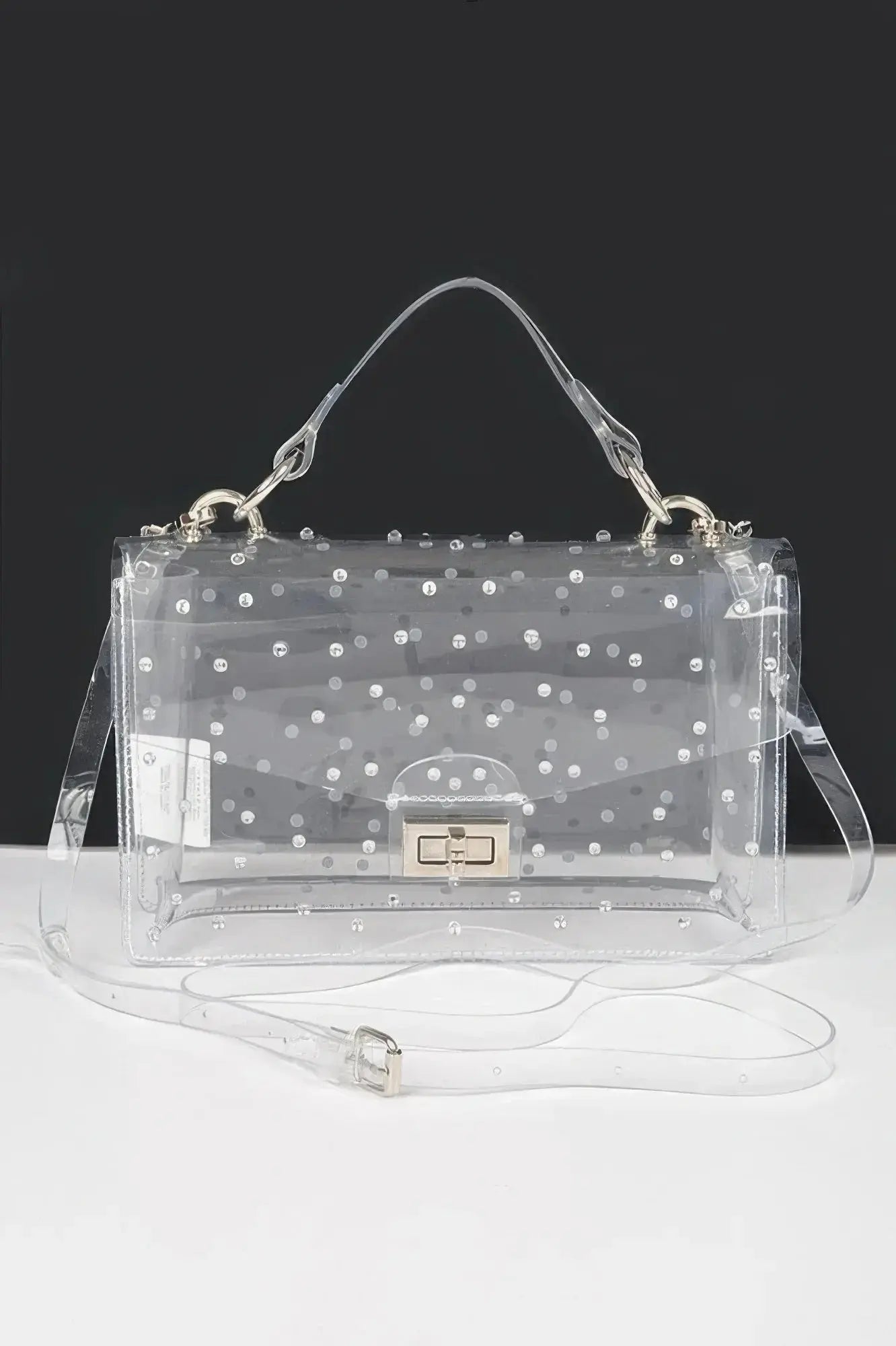 Rhinestone Hot Fix Clear Bag - Mr Lou’s Place