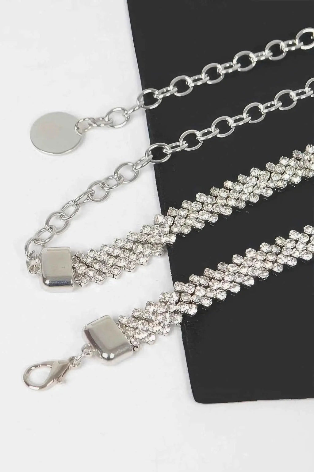 Rhinestone Plus Size Chain Belt - Mr Lou’s Place