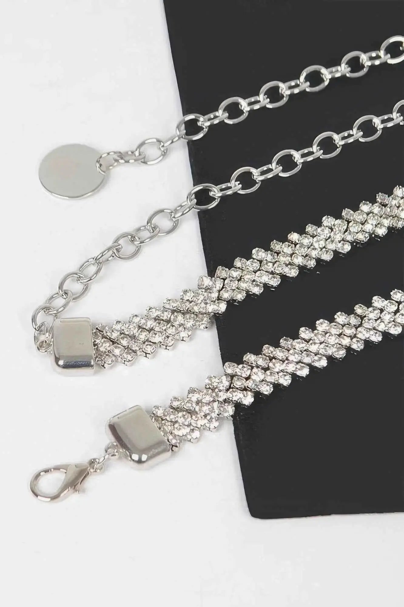 Rhinestone Plus Size Chain Belt - Mr Lou’s Place