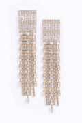 Rhinestone Tassle Earring - Mr Lou’s Place