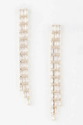 Rhinestone Tassle Earrings - Mr Lou’s Place