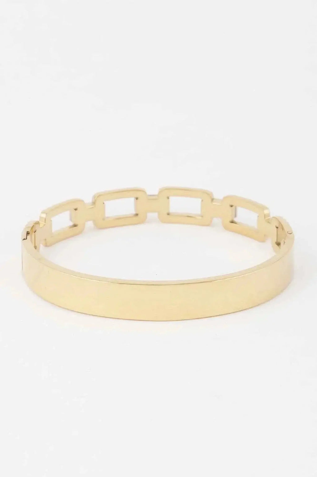 Ribbed Chain Clasp Bracelet - Mr Lou’s Place