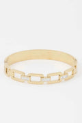 Ribbed Chain Clasp Bracelet - Mr Lou’s Place