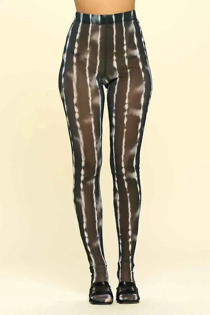 Sheer High Rise Leggings - Mr Lou’s Place