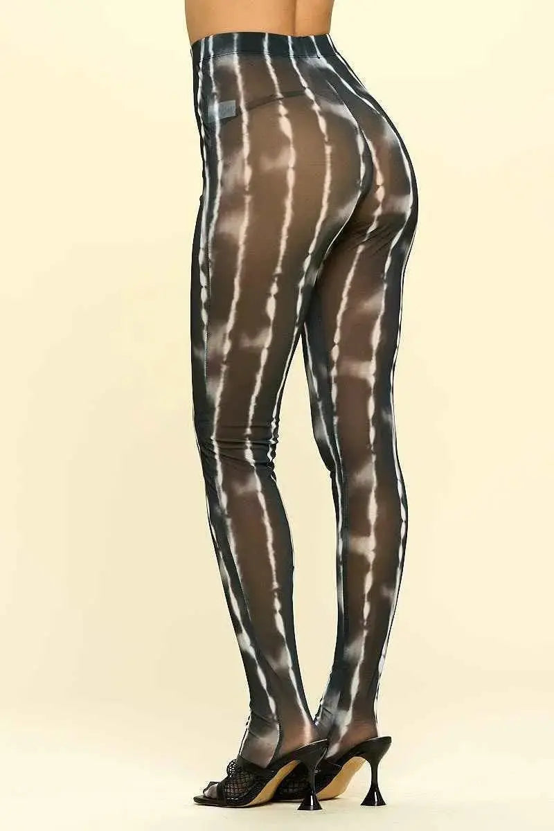 Sheer High Rise Leggings - Mr Lou’s Place