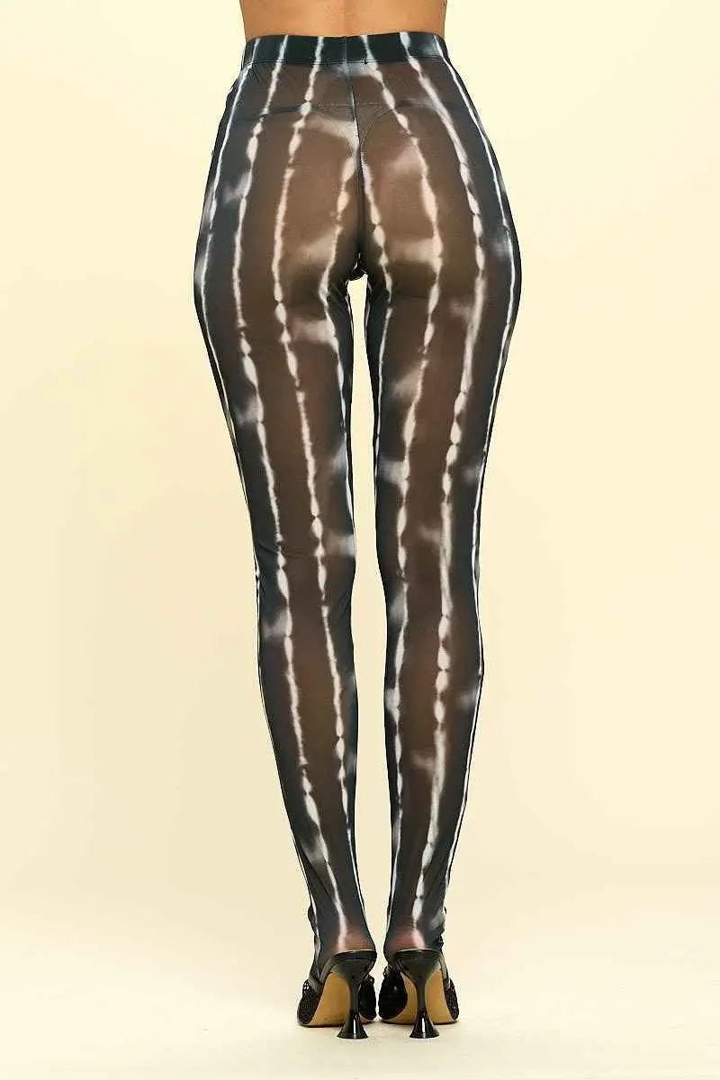 Sheer High Rise Leggings - Mr Lou’s Place