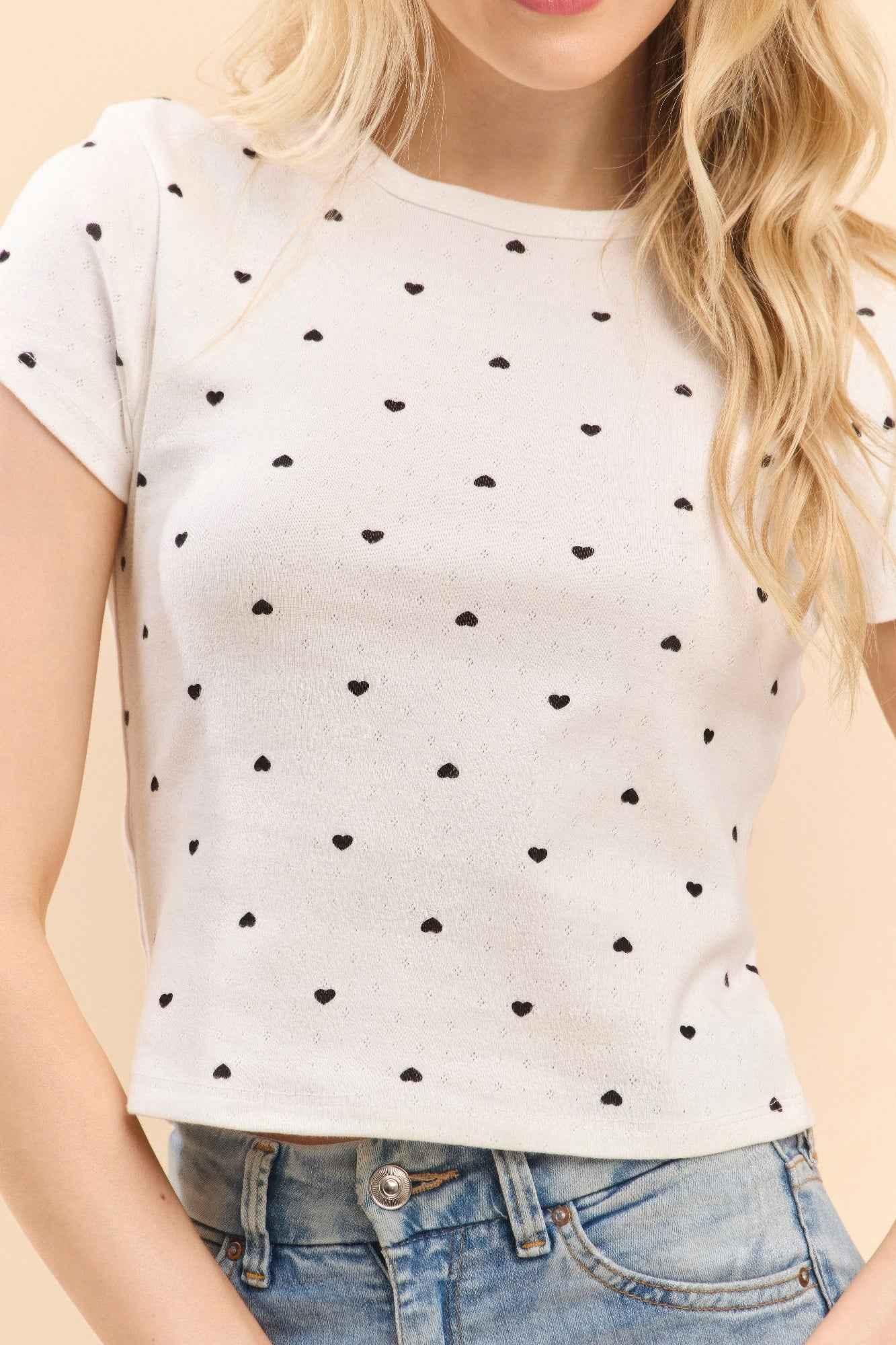 Short Sleeve Printed Baby Tee - Mr Lou’s Place