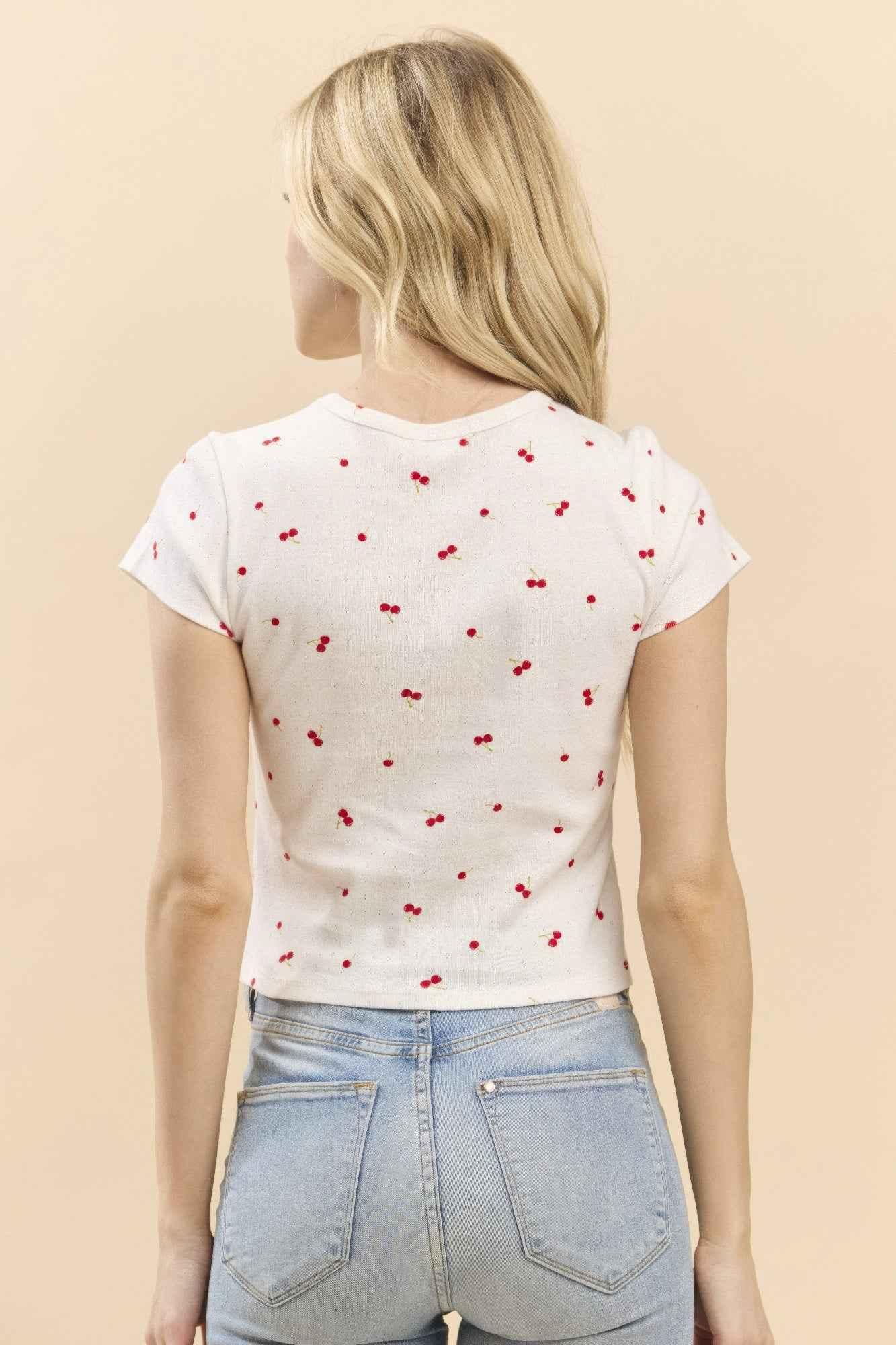 Short Sleeve Printed Baby Tee - Mr Lou’s Place