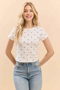 Short Sleeve Printed Baby Tee - Mr Lou’s Place