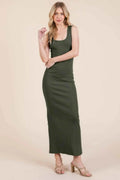 Sleeveless Rib Maxi Dress - Mr Lou’s Place