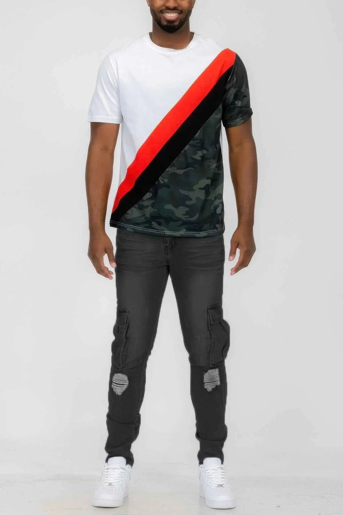 Slim Fit Single Stripe Track Pant - Mr Lou’s Place