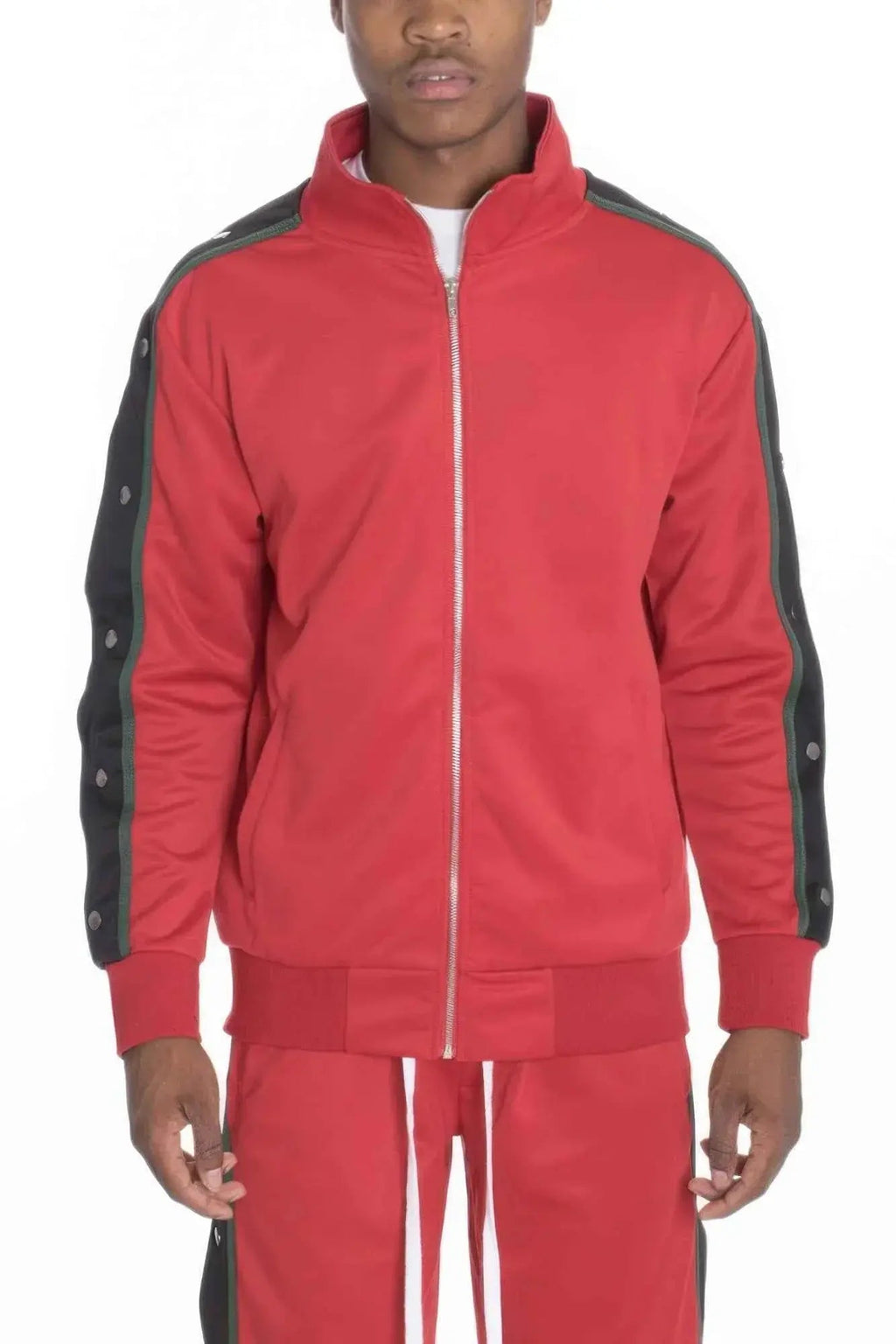 Snap Button Track Jacket - Mr Lou’s Place
