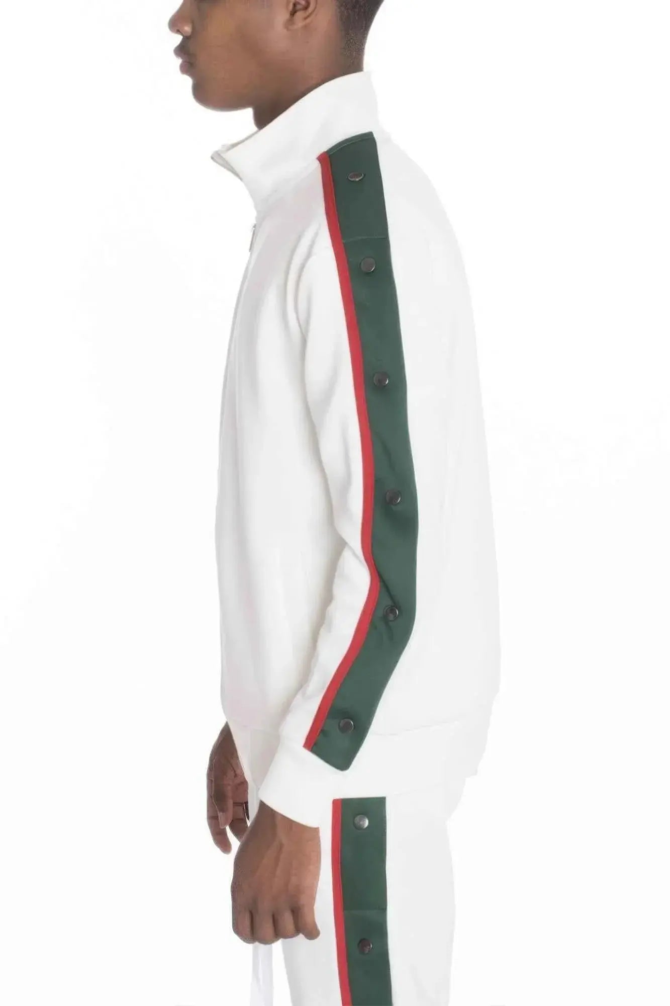 Snap Button Track Jacket - Mr Lou’s Place