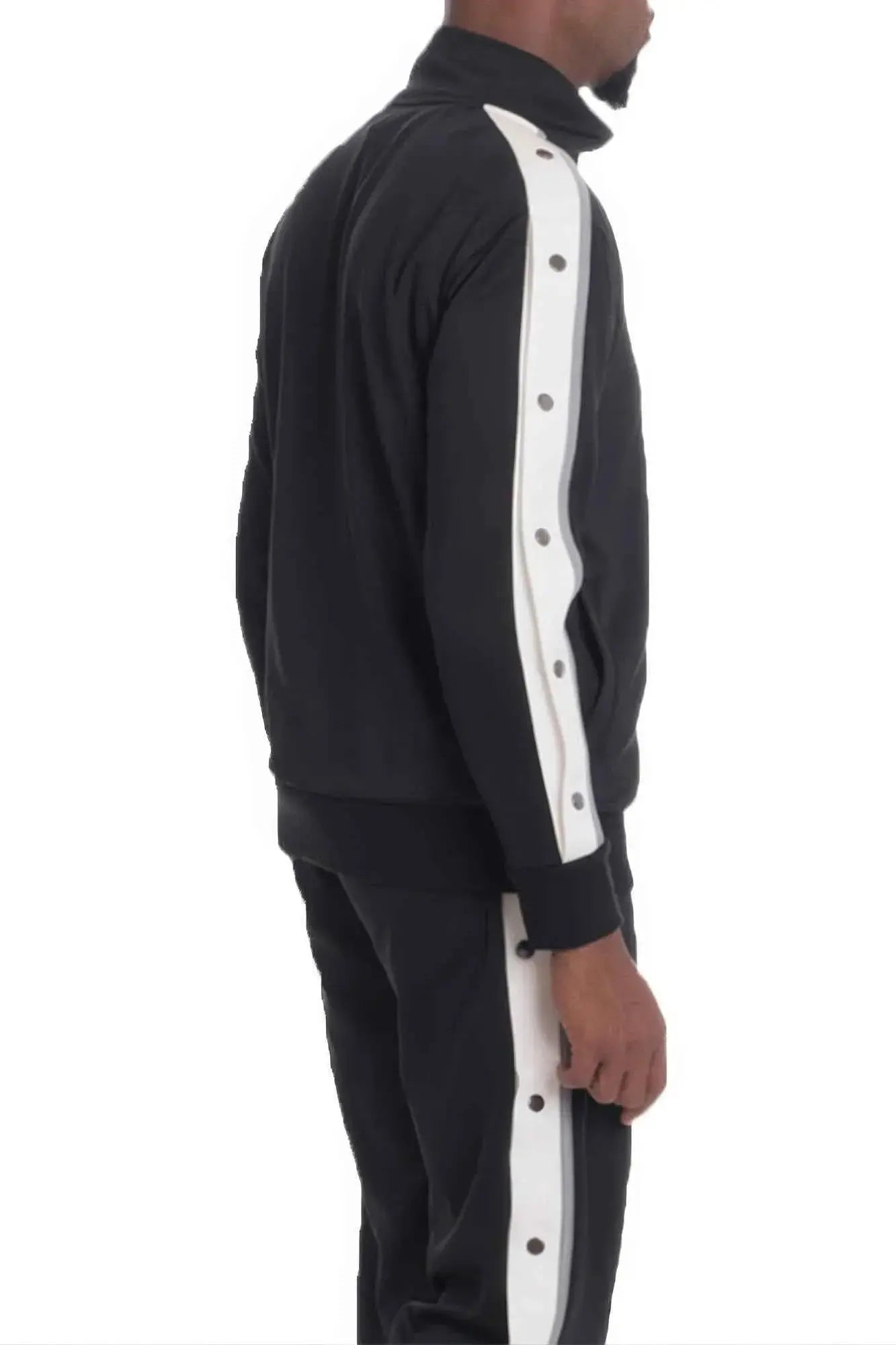 Snap Button Track Jacket - Mr Lou’s Place