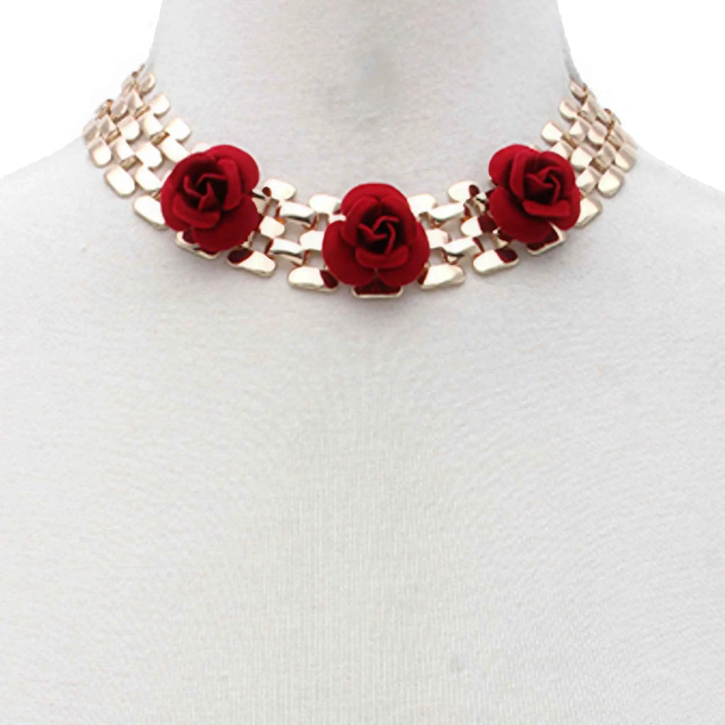 Sodajo Flower Metal Necklace - Mr Lou’s Place