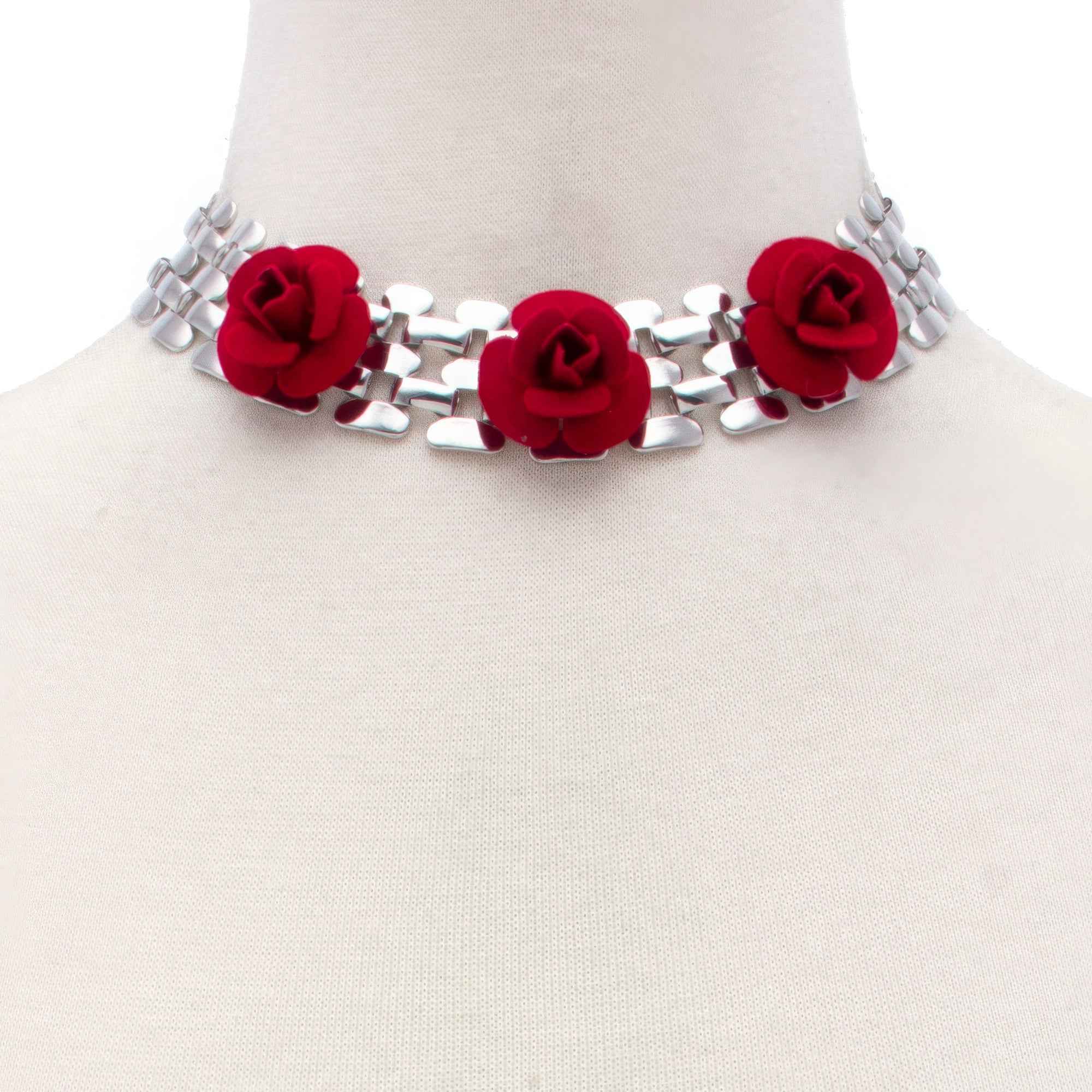 Sodajo Flower Metal Necklace - Mr Lou’s Place