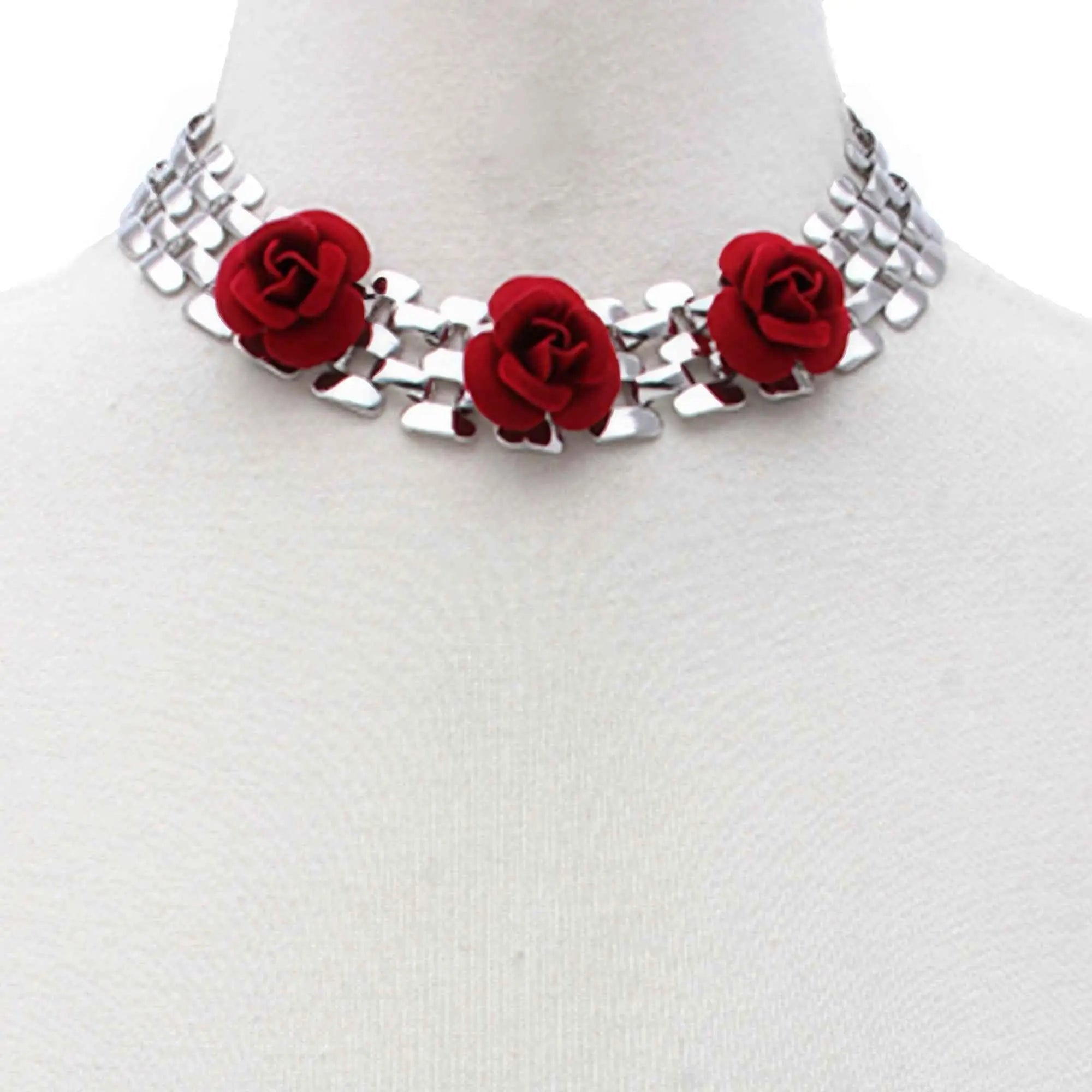 Sodajo Flower Metal Necklace - Mr Lou’s Place