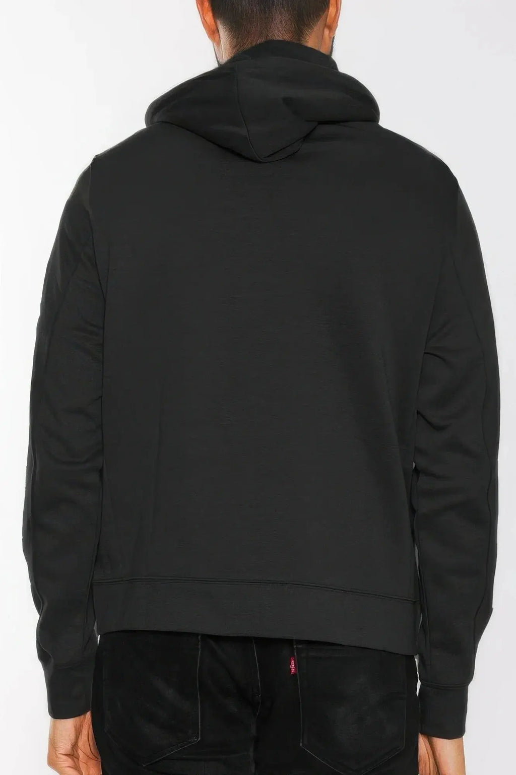 Solid Heathered Zip Up Jacket - Mr Lou’s Place