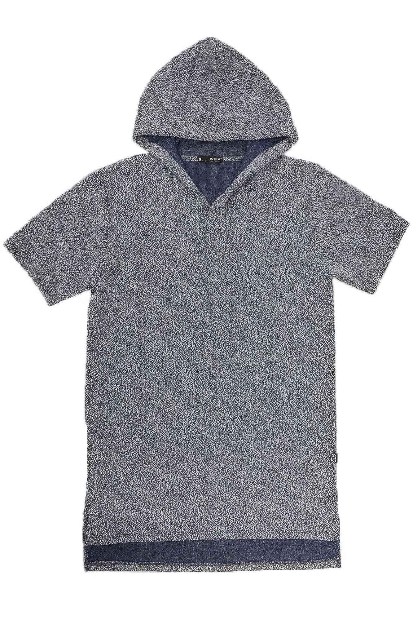 Static Marbled Short Sleeve Hoodie - Mr Lou’s Place