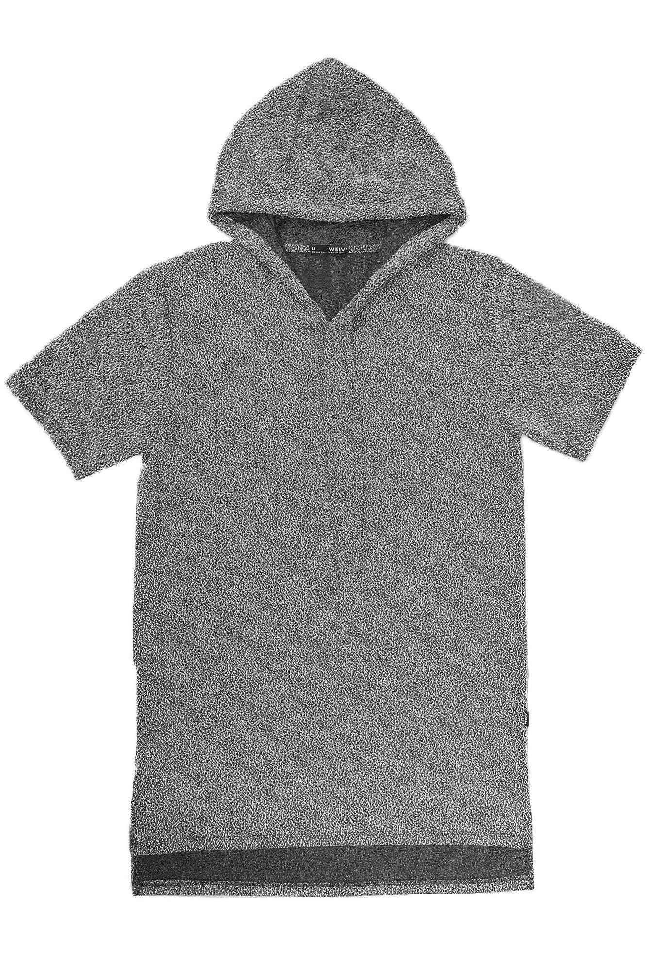 Static Marbled Short Sleeve Hoodie - Mr Lou’s Place