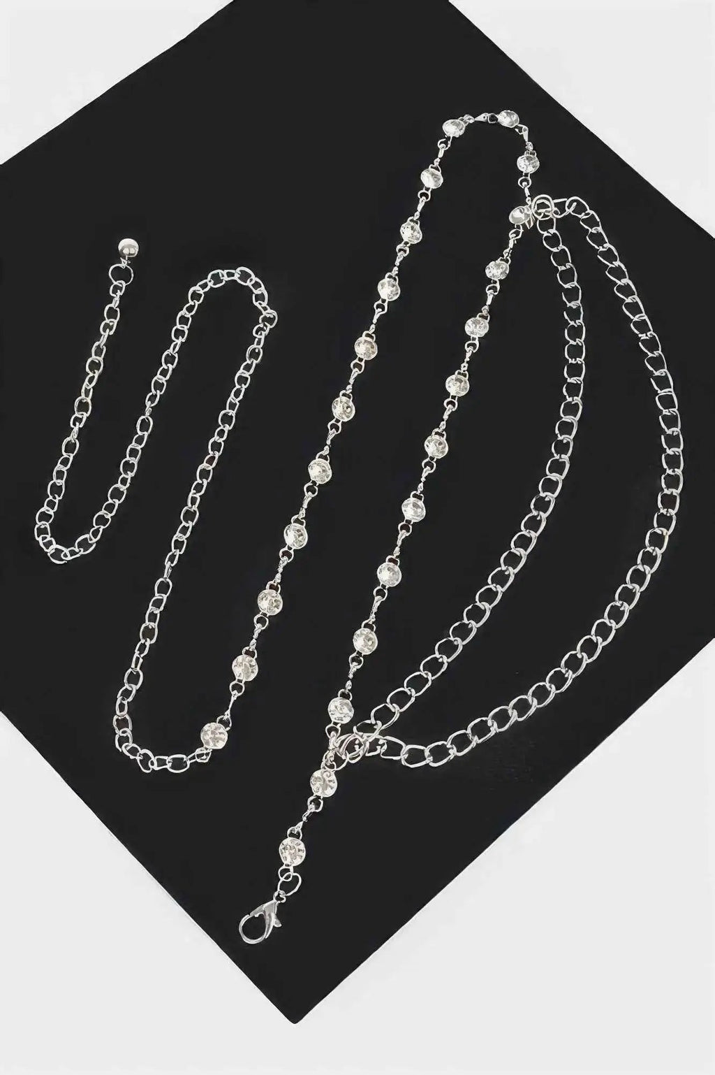 Stone Chain Layered Belt - Mr Lou’s Place