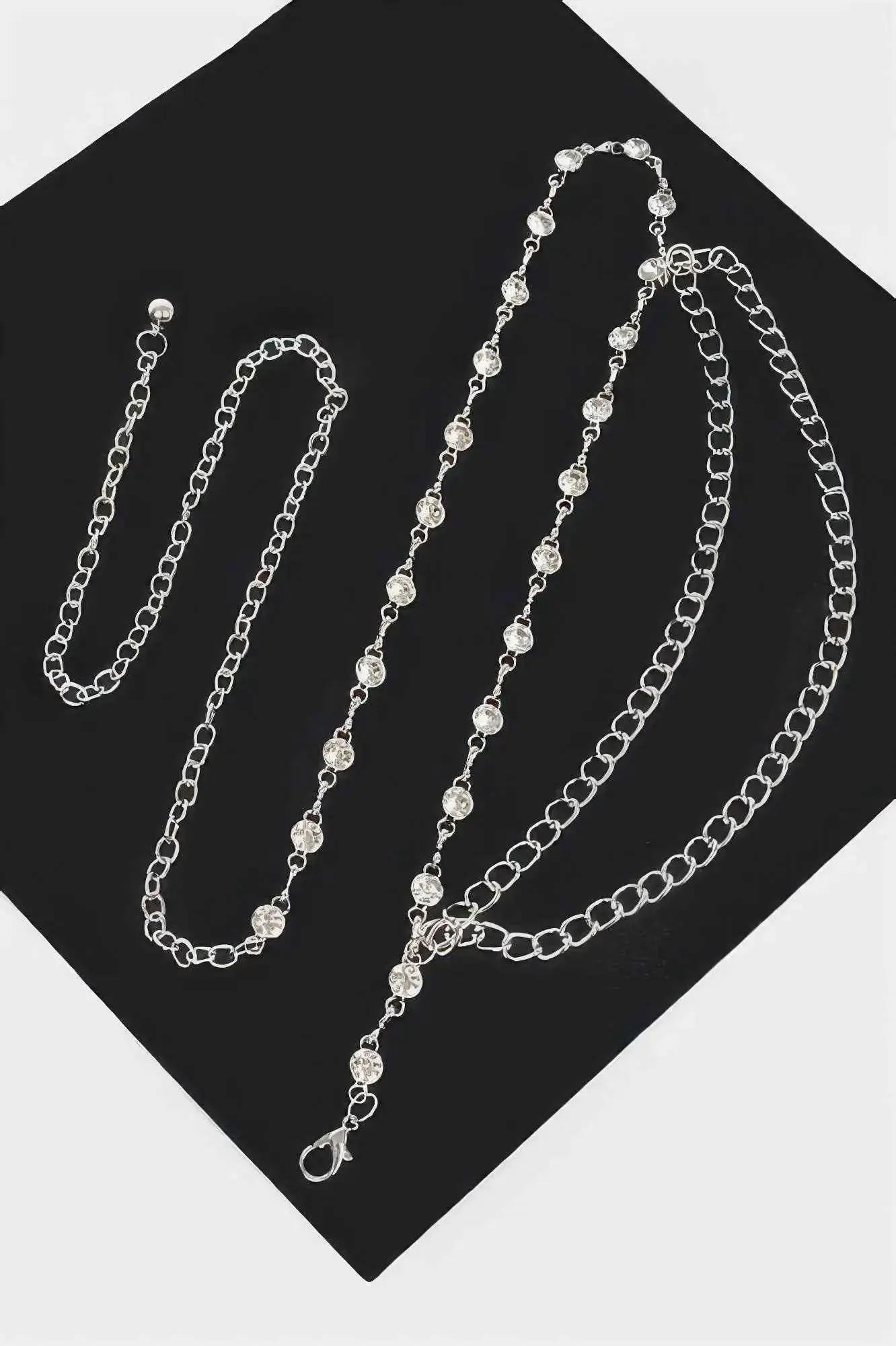 Stone Chain Layered Belt - Mr Lou’s Place