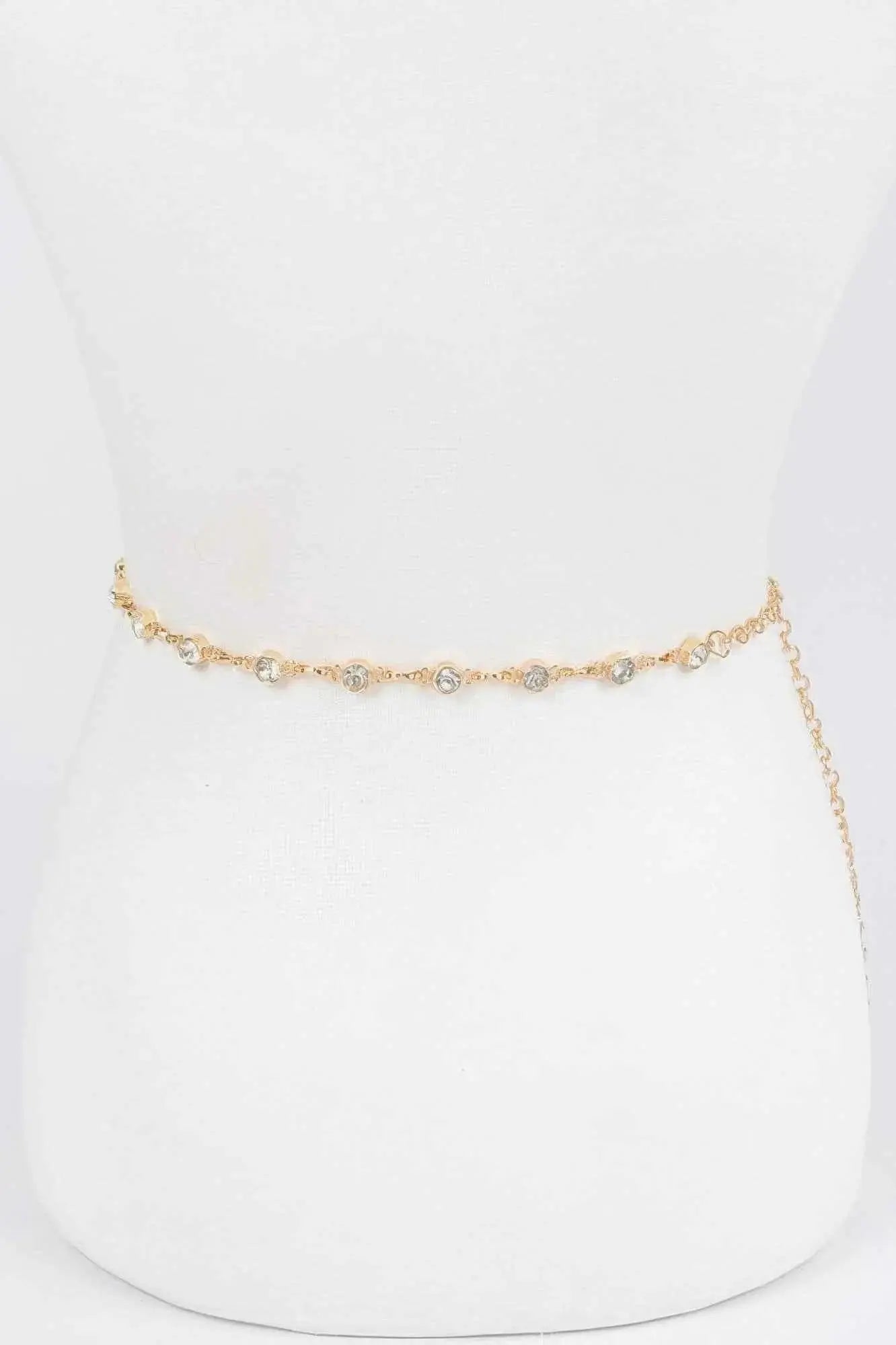 Stone Chain Layered Belt - Mr Lou’s Place