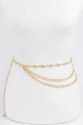 Stone Chain Layered Belt - Mr Lou’s Place