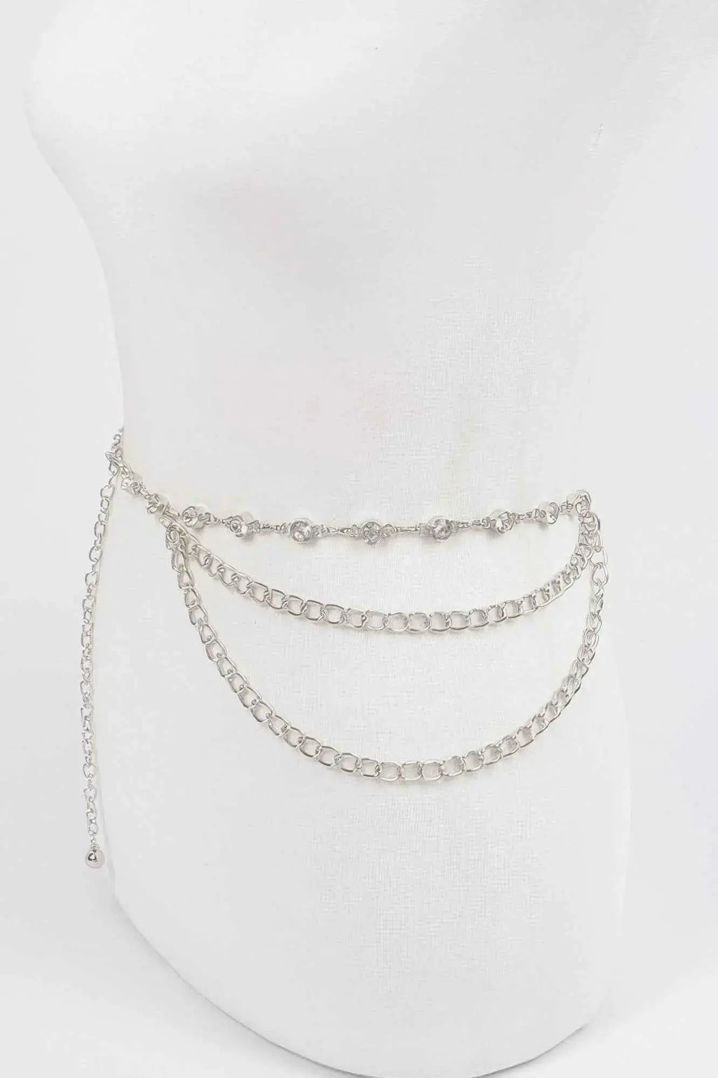 Stone Chain Layered Belt - Mr Lou’s Place