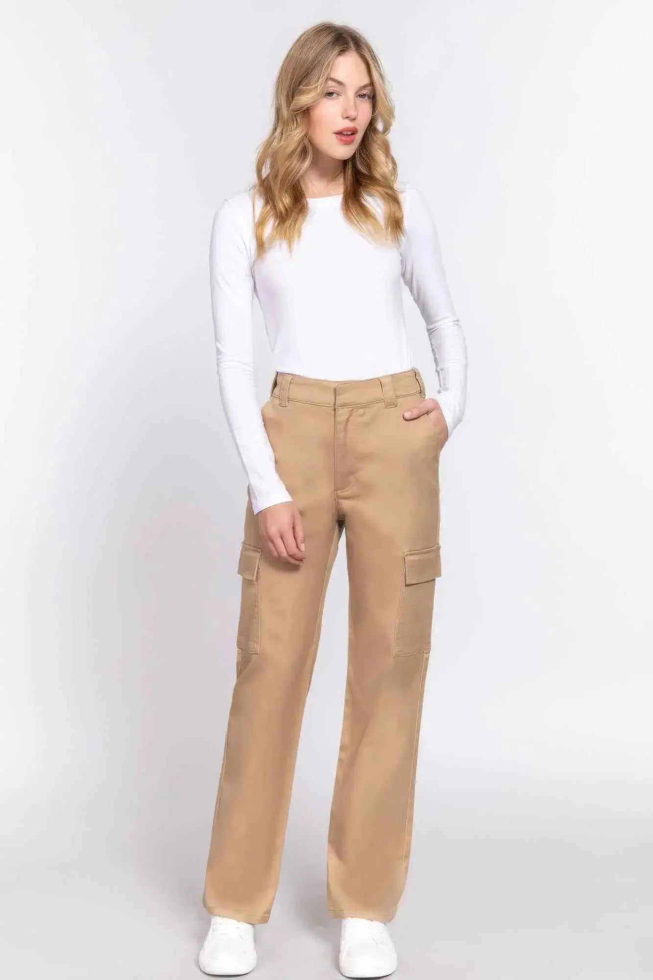 Straight Fit Long Pants - Mr Lou’s Place