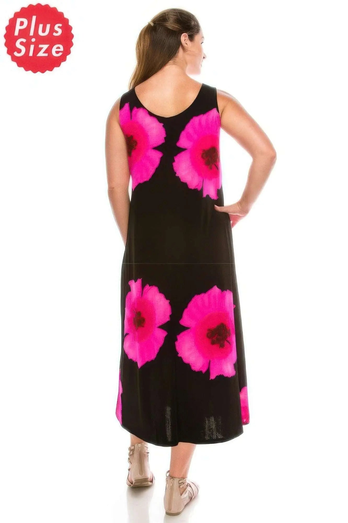 Stretchy Floral Print Maxi Dress - Mr Lou’s Place