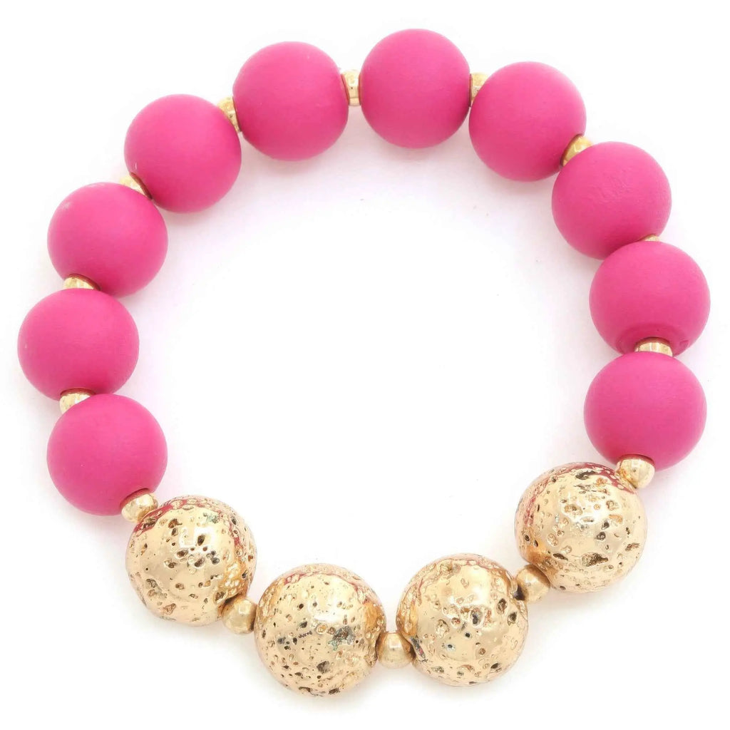 Textured Beaded Bracelet - Mr Lou’s Place