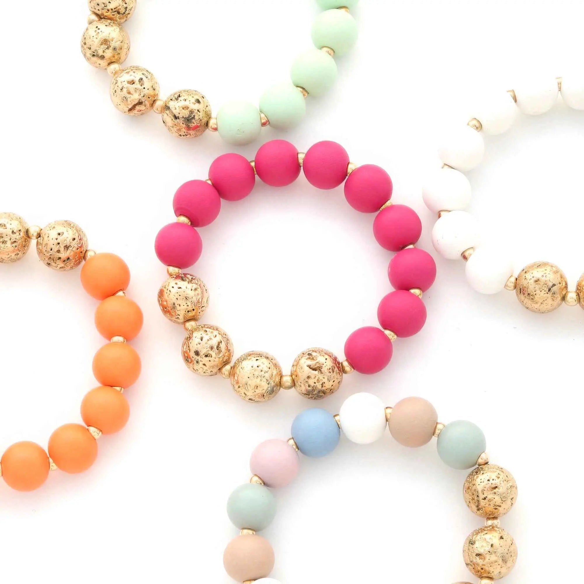 Textured Beaded Bracelet - Mr Lou’s Place