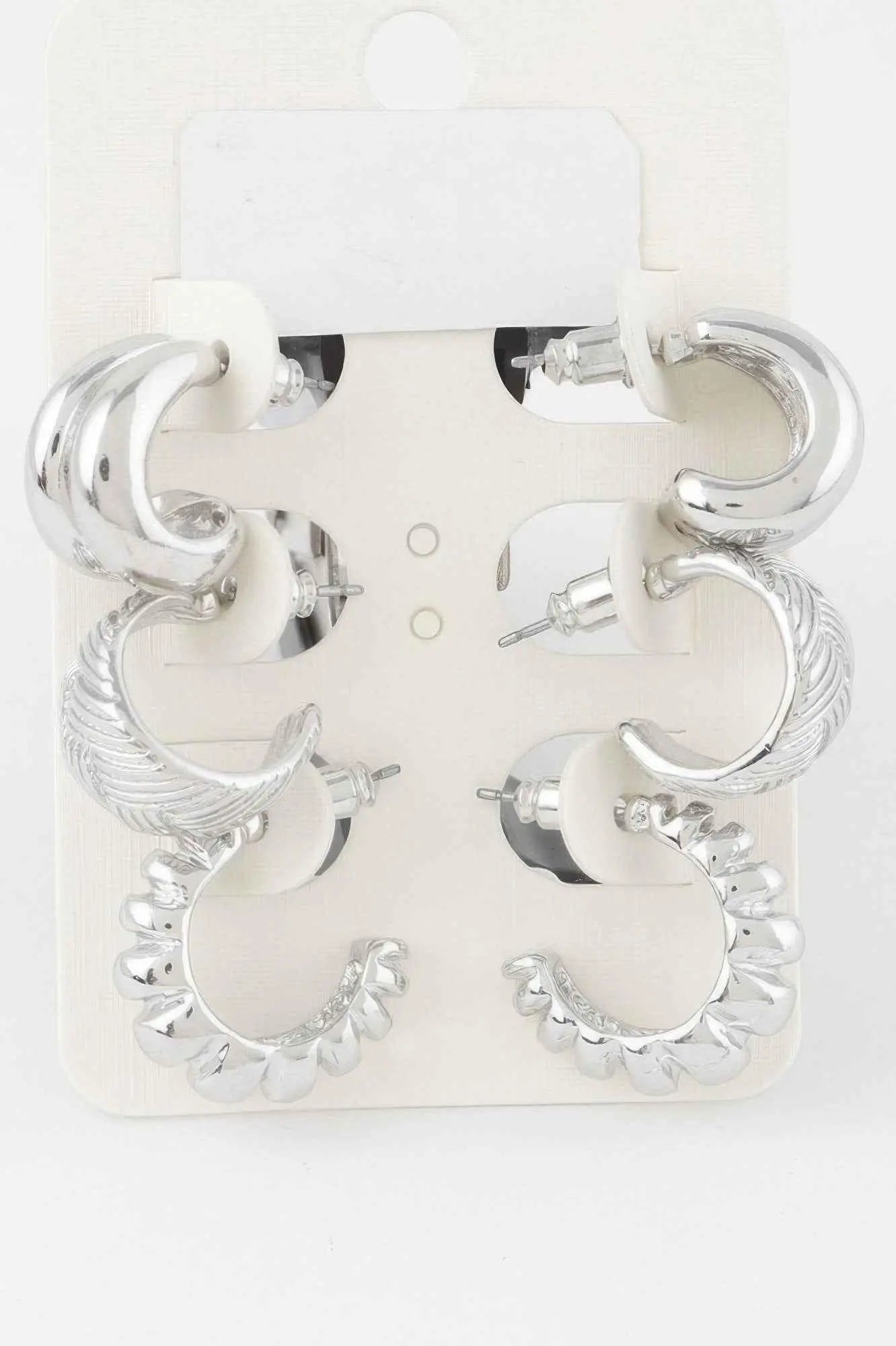 Triple Hoop Earrings Set - Mr Lou’s Place