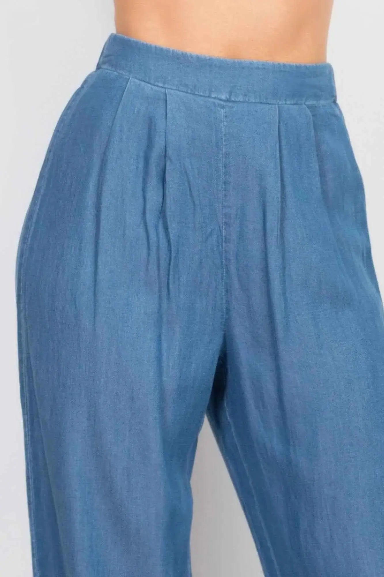 Tube Tied Top & Wide Pants Set - Mr Lou’s Place